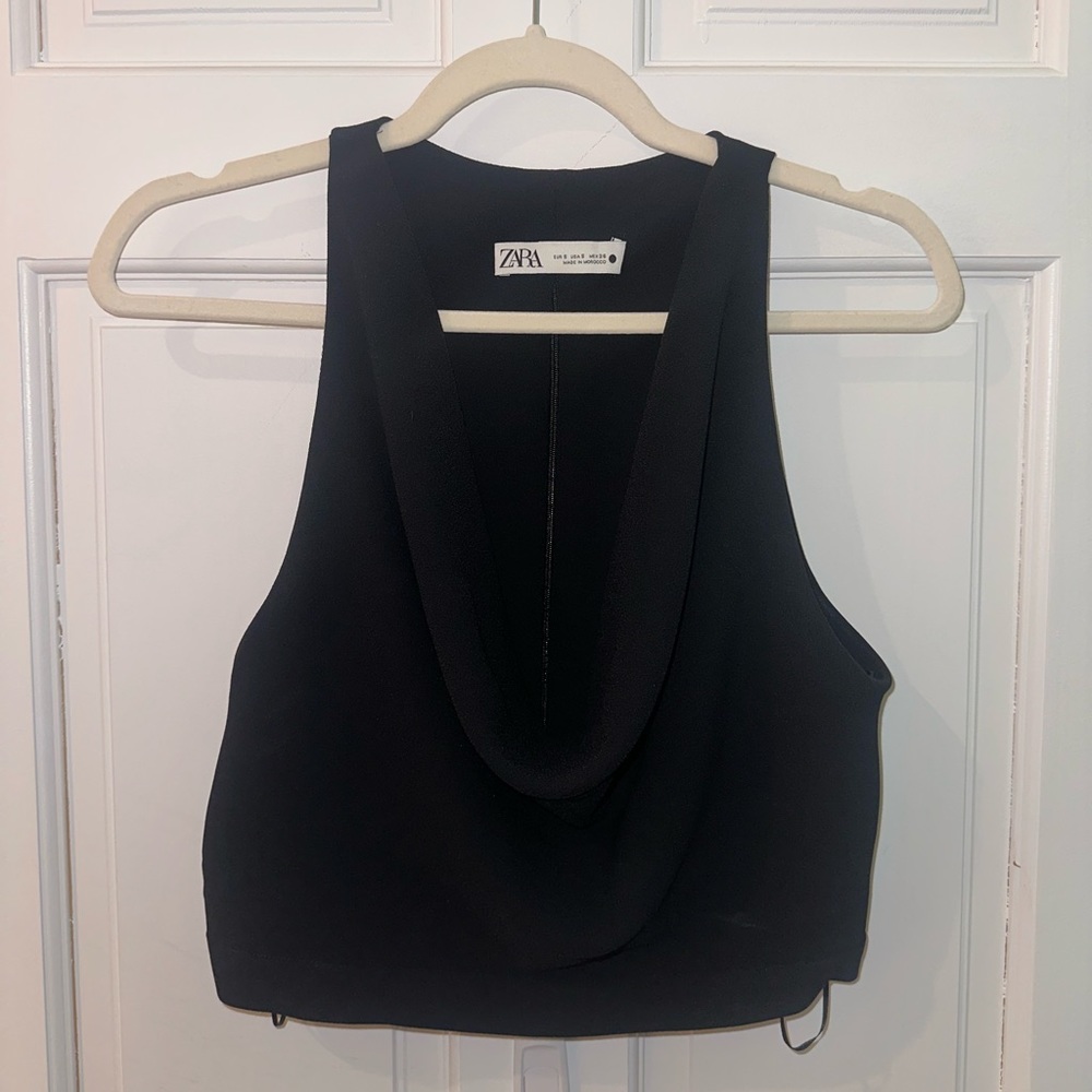 Zara black tank